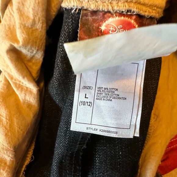 Disney Store Captain Jack Sparrow Pirate Caribbean Costume Boys L 10-12 Cosplay - Picture 7 of 11